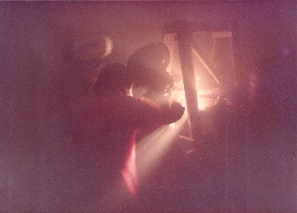 Optical effects filming and volumetric smoke